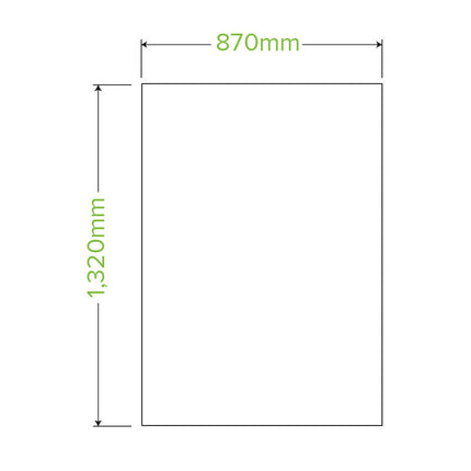 BioPak PSB-C-0003 120L bin liner green