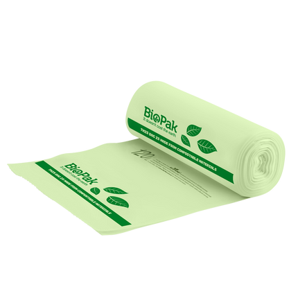 BioPak PSB-C-0003 120L bin liner green
