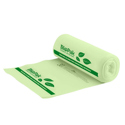 BioPak PSB-C-0013 30L bin liner green