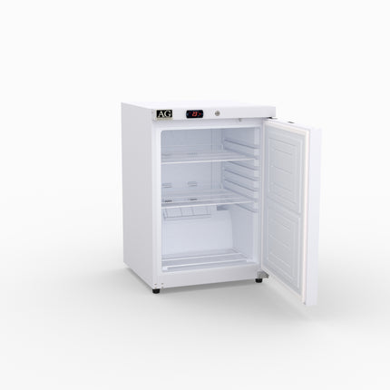 AG Equipment 200L Underbench Single Door Ventilated Fridge AG-R200V
