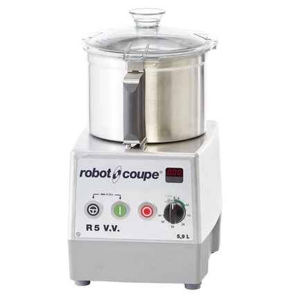 Robot Coupe R5 V.V. Table top Cutters 5.L Bowl Variable Speed Food Processor