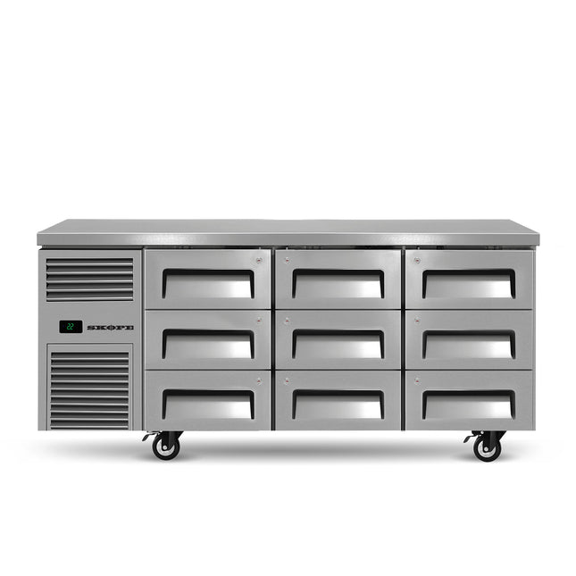 Skope ReFlex 9 Drawer Underbench GN 1/1 Fridge RF7.UBR.3.D9