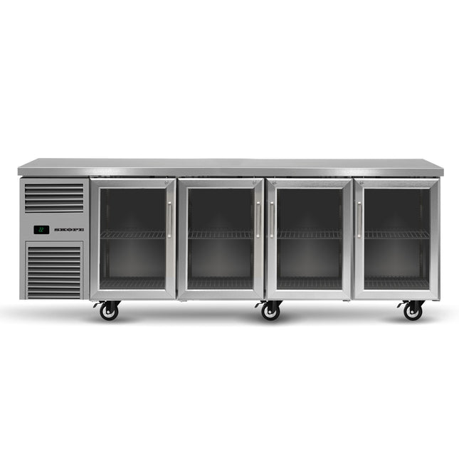 Skope ReFlex 4 Glass Door Underbench GN 1/1 Compatible Fridge RF7.UBR.4.GD