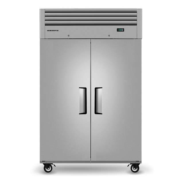Skope RF7.UPR.2.SD upright storage fridge — front view