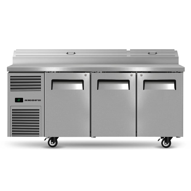 Skope ReFlex 3 Solid Door GN Compatible Pizza Preparation Fridge RF8.PPZ.3.SD