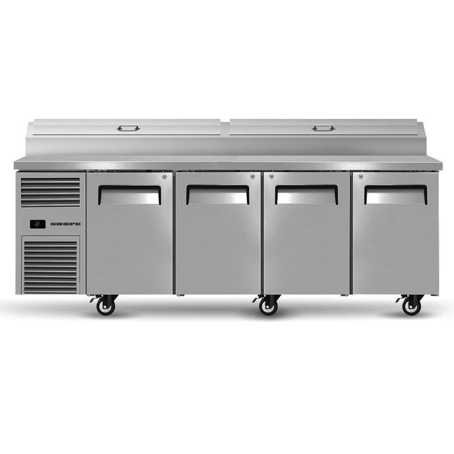 Skope ReFlex 4 Solid Door GN Compatible Pizza Preparation Fridge RF8.PPZ.4.SD
