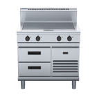 Waldorf 800 Series RN8104E-RB - 900mm Electric Solid Top - Refrigerated Base