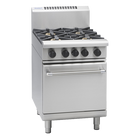 Waldorf 800 Series RNL8410G - 600mm Gas Range Static Oven Low Back Version