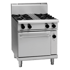 Waldorf 800 Series RNL8510GEC - 750mm Gas Range Electric Convection Oven Low Back Version