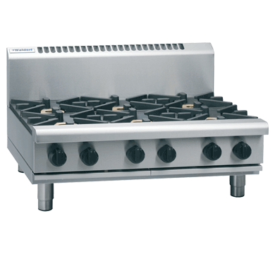 Waldorf 800 Series RNL8606G-B - 900mm Gas Cooktop Low Back Version – Bench Model