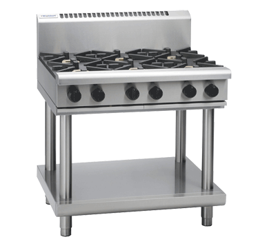 Waldorf 800 Series RNL8600G-LS - 900mm Gas Cooktop Low Back Version – Leg Stand
