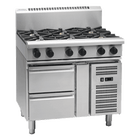Waldorf 800 Series RNL8609G-RB - 900mm Gas Cooktop Low Back Version – Refrigerated Base