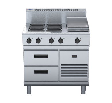 Waldorf 800 Series RN8603E-RB - 900mm Electric Cooktop – Refrigerated Base
