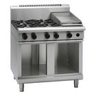 Waldorf 800 Series RNL8603G-CB - 900mm Gas Cooktop Low Back Version – Cabinet Base