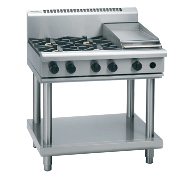Waldorf 800 Series RNL8603G-LS - 900mm Gas Cooktop Low Back Version – Leg Stand