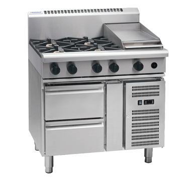 Waldorf 800 Series RN8603G-RB - 900mm Gas Cooktop – Refrigerated Base