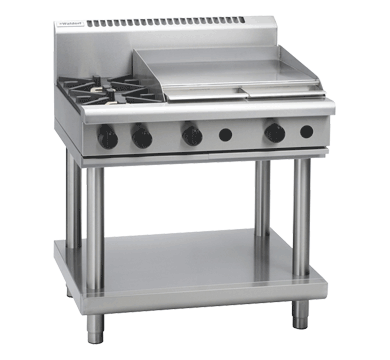 Waldorf 800 Series RNL8606G-LS - 900mm Gas Cooktop Low Back Version – Leg Stand