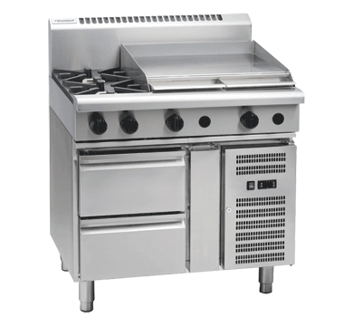 Waldorf 800 Series RN8606G-RB - 900mm Gas Cooktop – Refrigerated Base