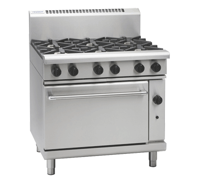 Waldorf 800 Series RNL8619G - 900mm Gas Range Static Oven Low Back Version