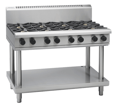 Waldorf 800 Series RNL8800G-LS - 1200mm Gas Cooktop Low Back Version – Leg Stand