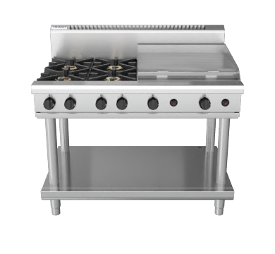 Waldorf 800 Series RN8806G-LS - 1200mm Gas Cooktop – Leg Stand