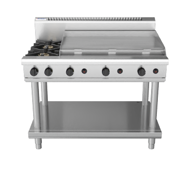 Waldorf 800 Series RN8809G-LS - 1200mm Gas Cooktop – Leg Stand