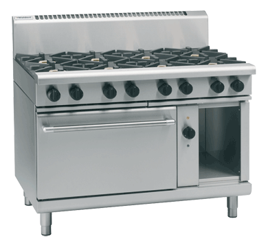 Waldorf 800 Series RNL8819GEC - 1200mm Gas Range Electric Convection Oven Low Back Version