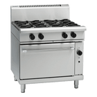 Waldorf 800 Series RNL8910GC - 900mm Gas Range Convection Oven Low Back Version