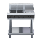 Waldorf Bold RNB8603E-LS - 900mm Electric Cooktop - Leg Stand