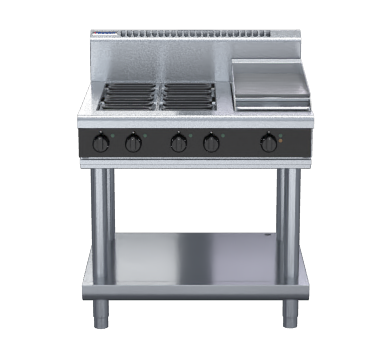 Waldorf Bold RNB8603E-LS - 900mm Electric Cooktop - Leg Stand