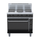 Waldorf Bold RNB8610SEC - 900mm Electric Sealed Hobs Range Convection Oven