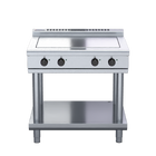 Waldorf 800 Series RNL8104E-LS - 900mm Electric Solid Top Low Back Version - Leg Stand