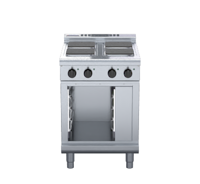Waldorf 800 Series RNL8400SE-CB- 600mm Electric Cooktop Sealed Hobs Low Back Version - Cabinet Base
