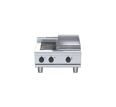 Waldorf 800 Series RNL8403E-B - 600mm Electric Cooktop Low Back Version – Bench Model