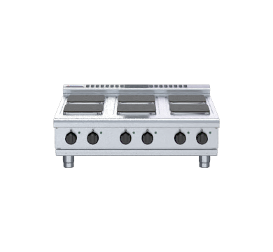 Waldorf 800 Series RNL8600SE-B - 900mm Electric Cooktop Sealed Hobs Low Back Version - Bench Model
