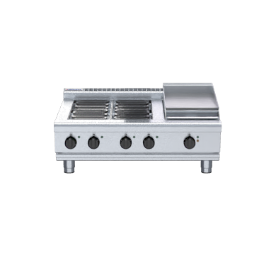 Waldorf 800 Series RNL8603E-B - 900mm Electric Cooktop Low Back Version – Bench Model