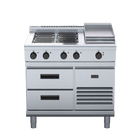 Waldorf 800 Series RNL8603E-RB - 900mm Electric Cooktop Low Back Version – Refrigerated Base