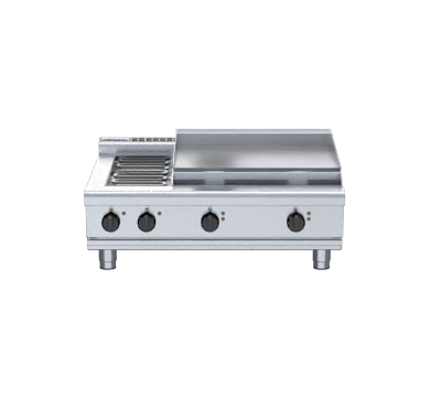 Waldorf 800 Series RNL8606E-B - 900mm Electric Cooktop Low Back Version – Bench Model
