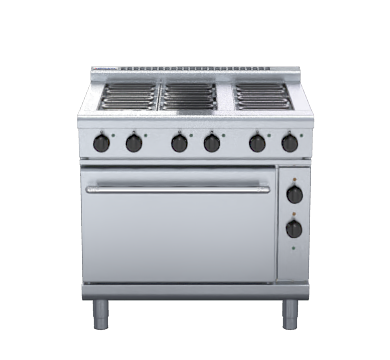 Waldorf 800 Series RNL8610EC - 900mm Electric Range Convection Oven Low Back Version