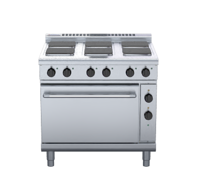 Waldorf 800 Series RNL8610SE - 900mm Electric Range Static Oven Low Back Version