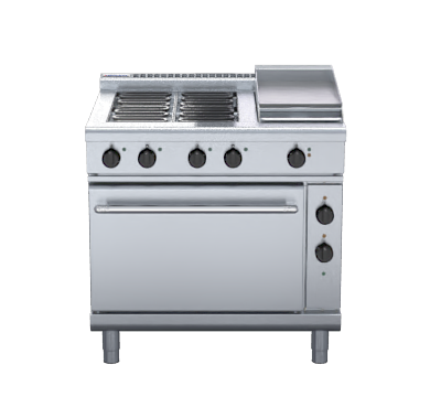 Waldorf 800 Series RNL8613EC - 900mm Electric Range Convection Oven Low Back Version