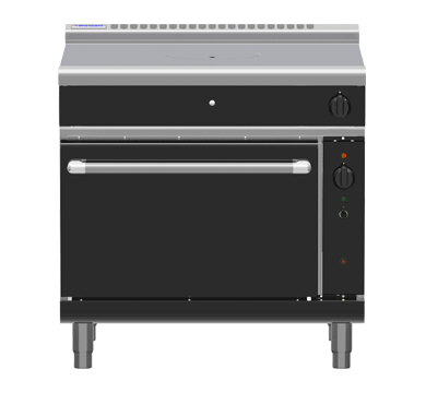 Waldorf Bold RNLB8110GC - 900mm Gas Target Top Convection Oven Range