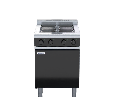 Waldorf Bold RNLB8400E-CD - 600mm Electric Cooktop Low Back Version - Cabinet Base