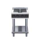 Waldorf Bold RNLB8400E-LS - 600mm Electric Cooktop Low Back Version - Leg Stand