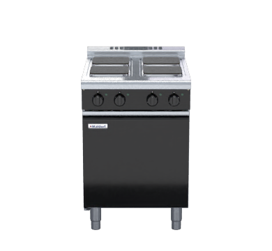 Waldorf Bold RNLB8400SE-CD - 600mm Electric Cooktop Sealed Hobs Low Back Version - Cabinet Base