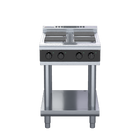 Waldorf Bold RNLB8400SE-LS - 600mm Electric Cooktop Sealed Hobs Low Back Version - Leg Stand