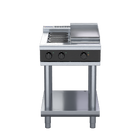 Waldorf Bold RNLB8403E-LS - 600mm Electric Cooktop Low Back Version - Leg Stand