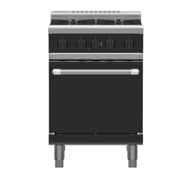 Waldorf Bold RNLB8413G - 600mm Gas Range Static Oven Low Back Version