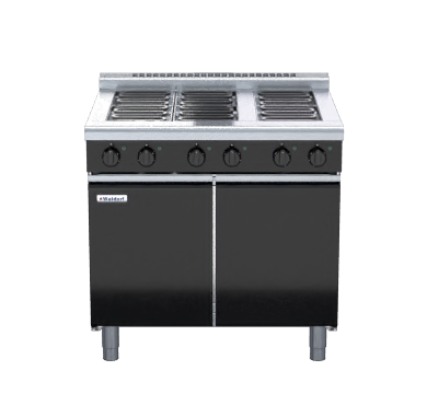 Waldorf Bold RNLB8600E-CD - 900mm Electric Cooktop Low Back Version - Cabinet Base