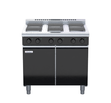 Waldorf Bold RNLB8600SE-CD - 900mm Electric Cooktop Sealed Hobs Low Back Version - Cabinet Base